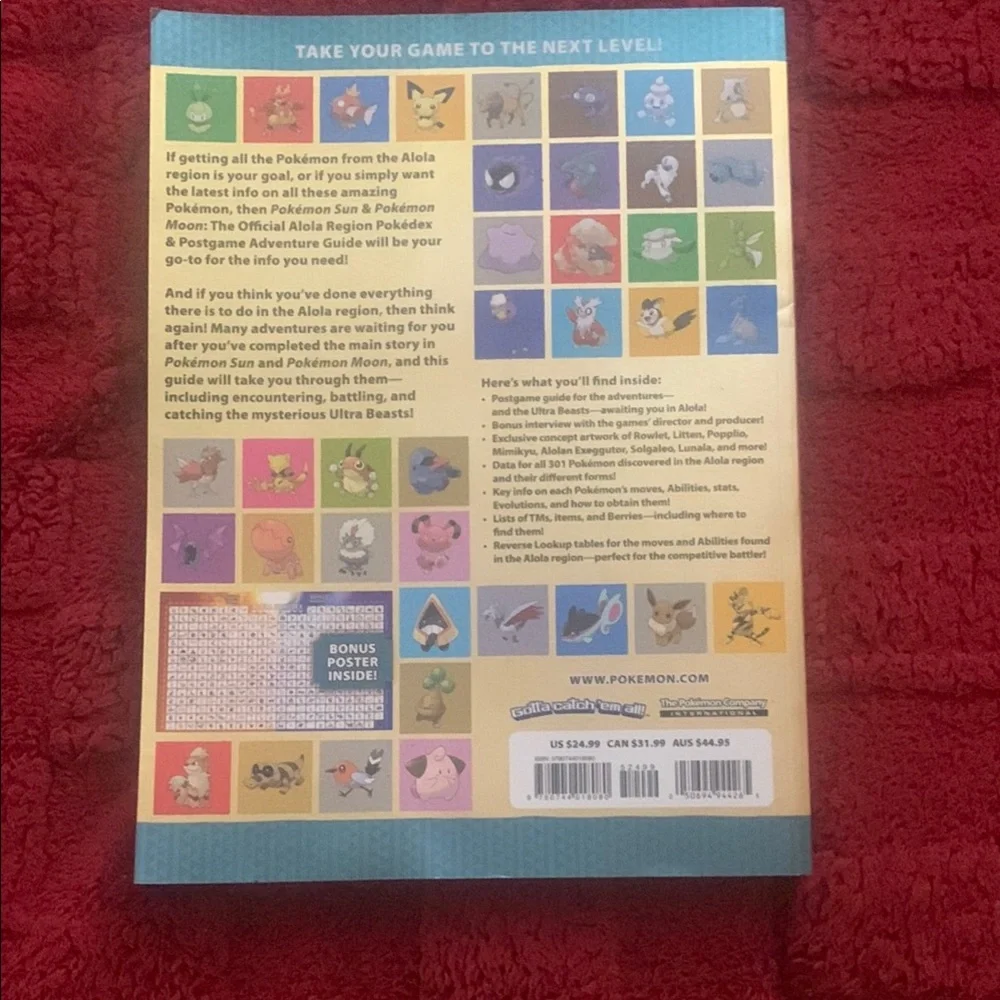 Pokémon Sun and Pokémon Moon: The Official Alola Reigon Pokédex & Postgame